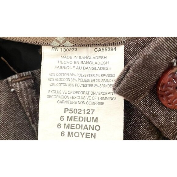 Lot of 2 Lee‎ Pants Womens Straight No Gap Elastic Waist Platinum Label Career 6 - Picture 13 of 14